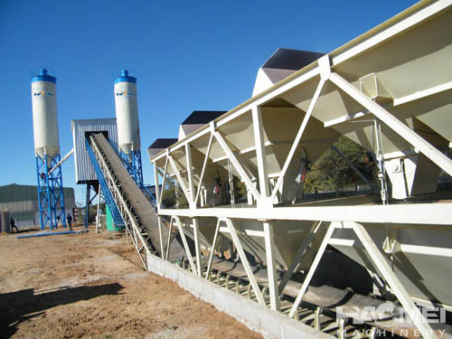 HZS60 ready mix concrete batching plant