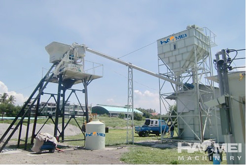 HZS25 mini stationary batching plant